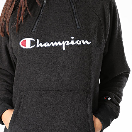 Champion - Sweat Capuche Polaire Femme 113462 Noir