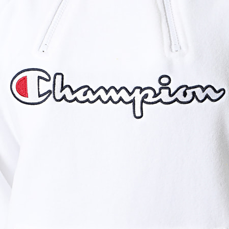 Champion - Sweat Capuche Polaire Femme 113462 Blanc
