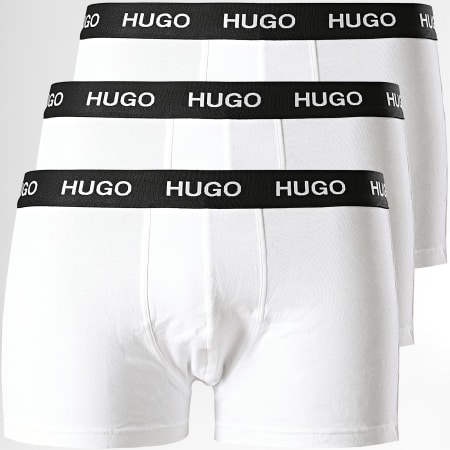 HUGO - Lot De 3 Boxers 50435463 Blanc