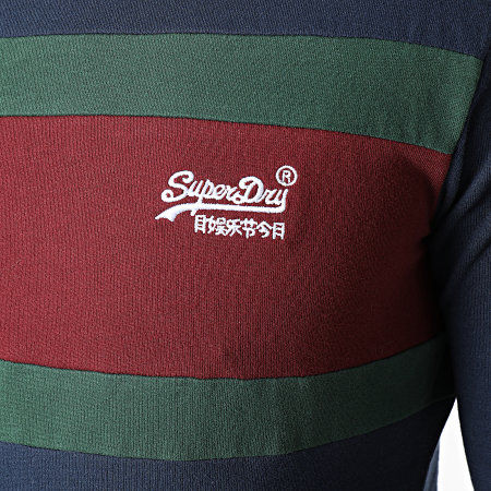Superdry - Tee Shirt Manches Longues OL Engineered M6010183A Bleu Marine