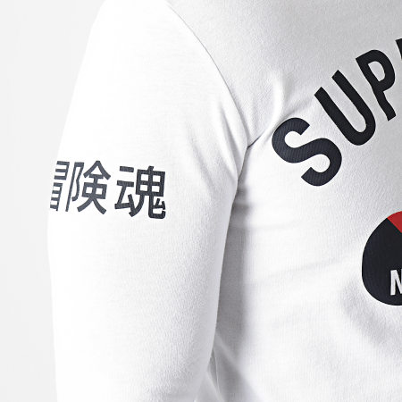 Superdry - Tee Shirt Manches Longues M6010205A Blanc