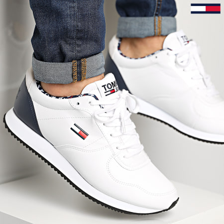 Tommy Jeans - Baskets Casual Tommy Jeans Sneaker 0372 Red White Blue