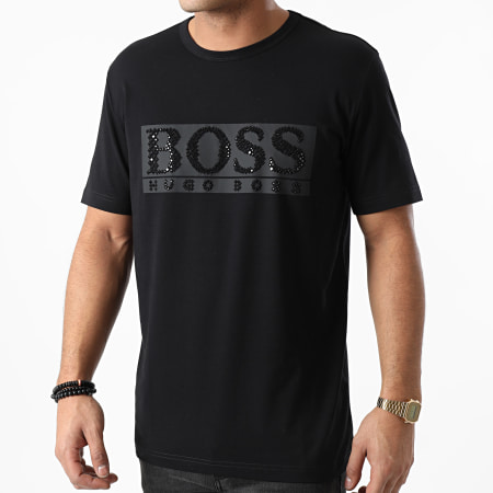 BOSS - Tee Shirt Strass Diamond 50443712 Noir