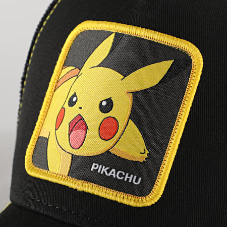 Capslab - Cappello Trucker Pikachu Nero Giallo