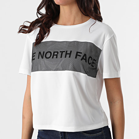 The North Face - Tee Shirt Crop Femme TNL SW3F Blanc
