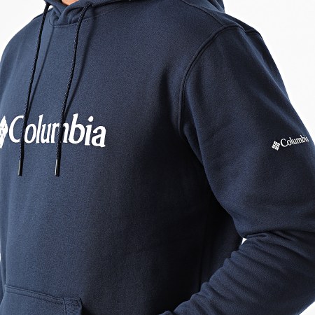 Columbia - Sweat Capuche CSC Basic Logo 1681664 Bleu Marine