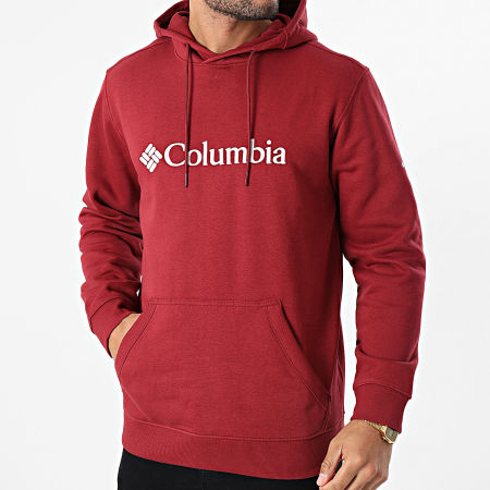 Columbia - Sweat Capuche CSC Basic Logo 1681664 Bordeaux
