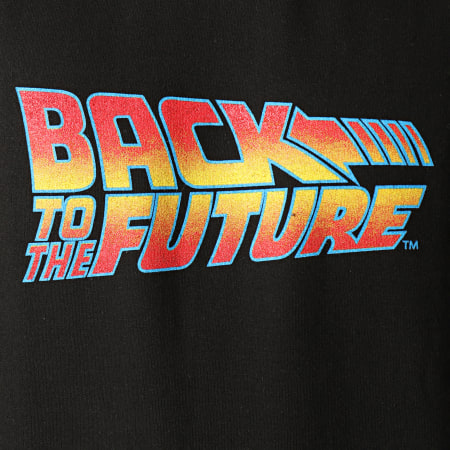 Back To The Future - Sweat Crewneck MEBAFUDSW037 Noir
