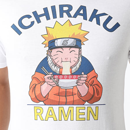 Naruto - Camiseta MENARUTTS013 Blanco