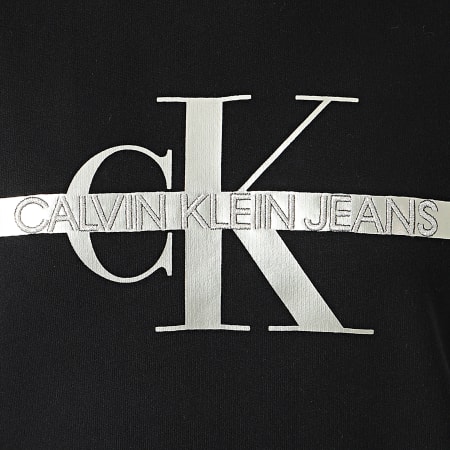 Calvin Klein - Robe Sweat Capuche Femme 5269 Noir