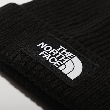 The North Face - Bonnet Logo Box Pom Noir