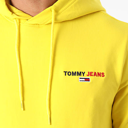 Tommy Jeans - Sweat Capuche Tommy Chest Graphic 8730 Jaune