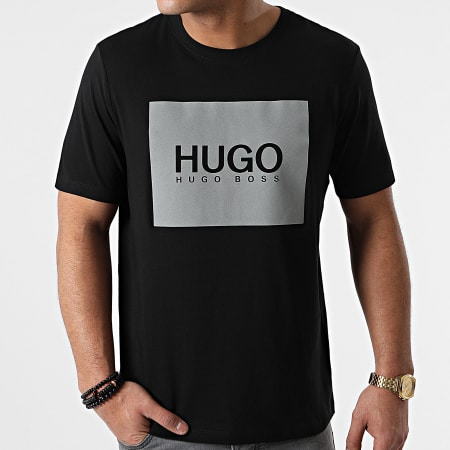 HUGO - Tee Shirt Dolive 211 50442929 Noir Réfléchissant