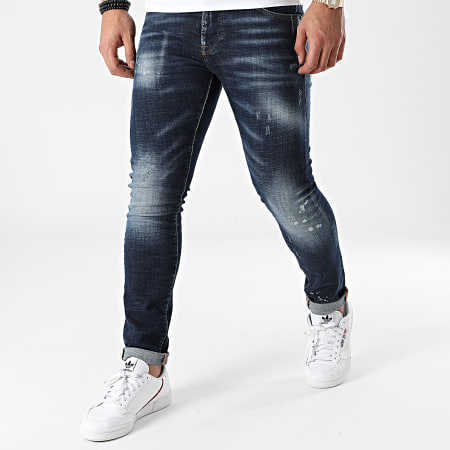 Denim Lab Jean Slim 14585 Bleu Brut Ryses