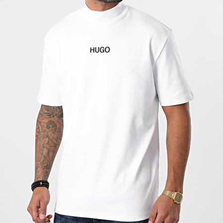 HUGO - Tee Shirt Col Cheminée Dakayo 211 50458273 Blanc