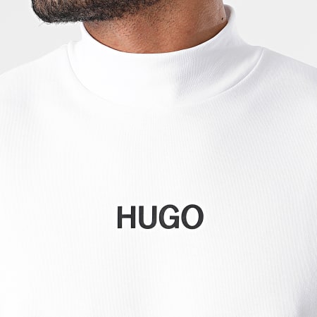 HUGO - Tee Shirt Col Cheminée Dakayo 211 50458273 Blanc