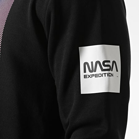 NASA - Sweat Capuche Gradient Block Noir