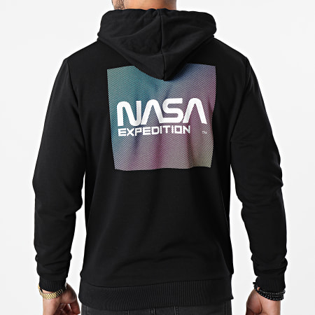NASA - Sweat Capuche Gradient Block Back Noir