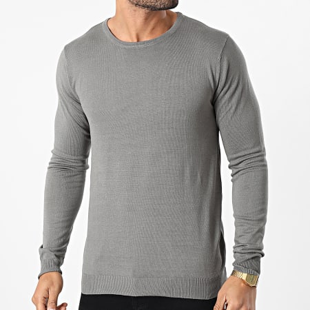 Paname Brothers - Pull PB01 Gris Anthracite