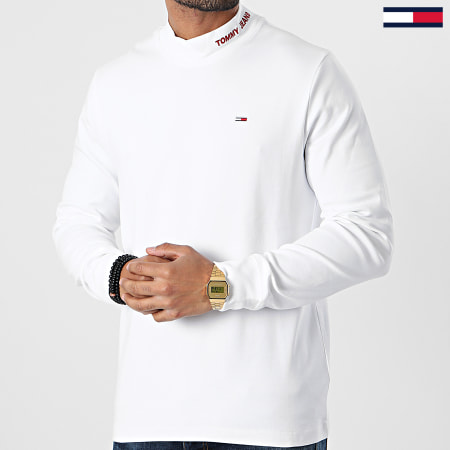 Tommy Jeans - Tee Shirt Manches Longues 9411 Blanc