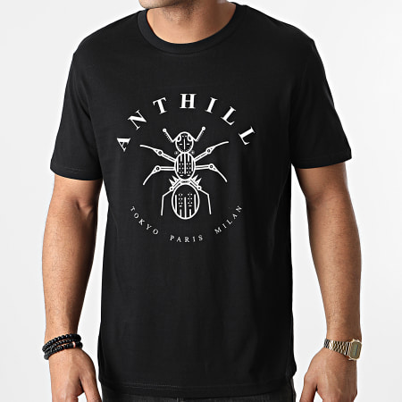 Anthill - Maglietta con logo nero