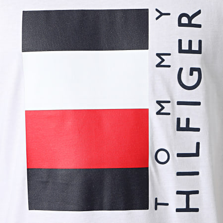 Tommy Hilfiger - Tee Shirt Corp Stripe Box 5323 Blanc