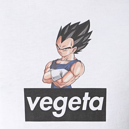 Dragon Ball Z - Tee Shirt Selfie Vegeta Blanc