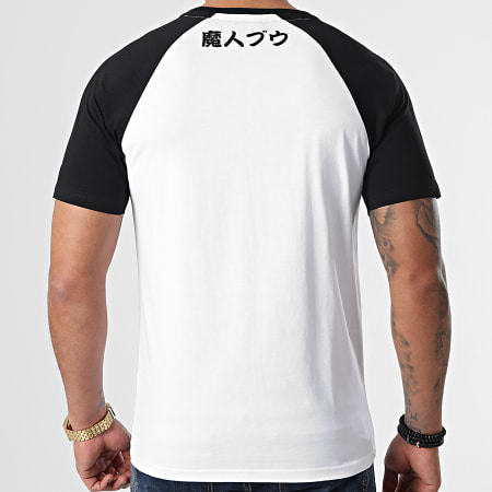 Dragon Ball Z - Camiseta Selfie Buu Blanco Negro