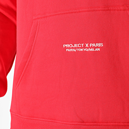 Project X Paris - Sweat Capuche 2020073 Rouge
