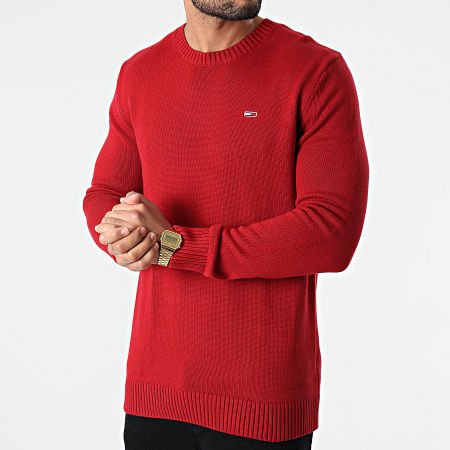 Tommy Jeans - Pull Essential 8801 Rouge