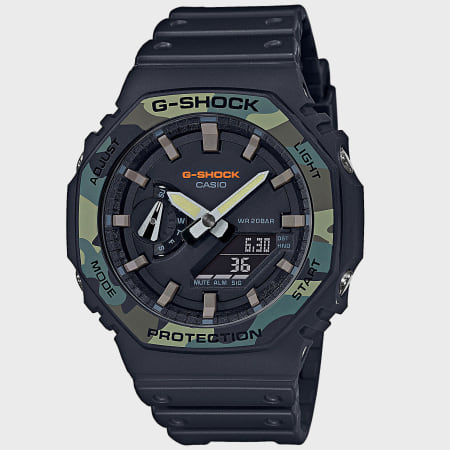 Casio - Montre G-Shock GA-2100SU-1AER Noir Camo