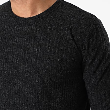 Frilivin - Tee Shirt Manches Longues 15096 Noir