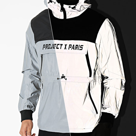Project X Paris Veste Outdoor Réfléchissant 1920028-2 Gris Noir