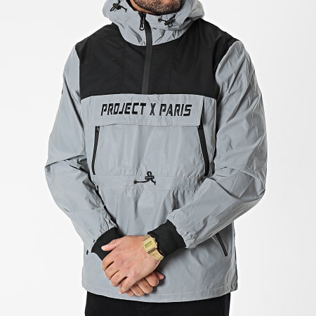 Project X Paris Veste Outdoor Reflechissant 1920028 2 Gris Noir LaBoutiqueOfficielle