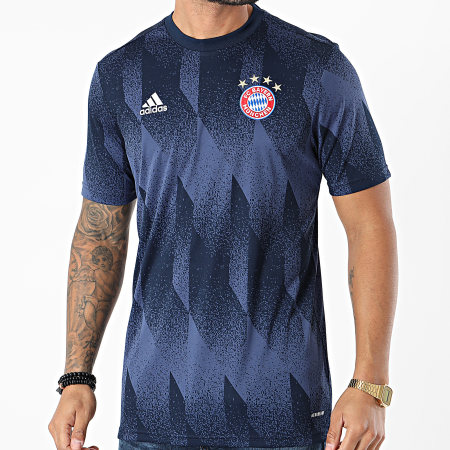 Adidas Performance - Tee Shirt De Sport FC Bayern Munich Preshi FR6070 Bleu Marine