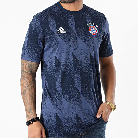 Adidas Sportswear - Tee Shirt De Sport FC Bayern Munich Preshi FR6070 Bleu Marine