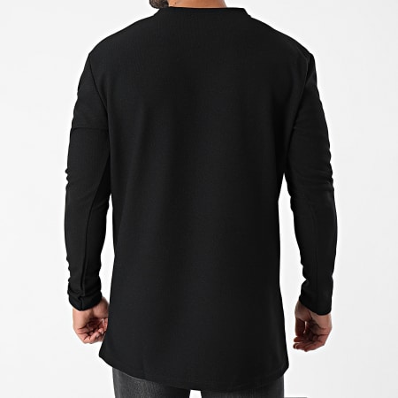 Frilivin - Tee Shirt Manches Longues Oversize 5532 Noir