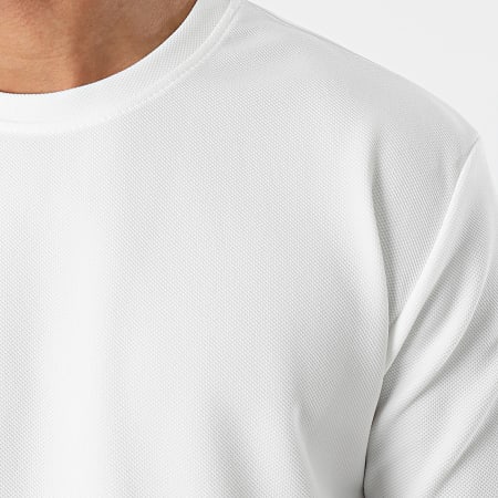 Frilivin - Tee Shirt Manches Longues Oversize 5532 Blanc