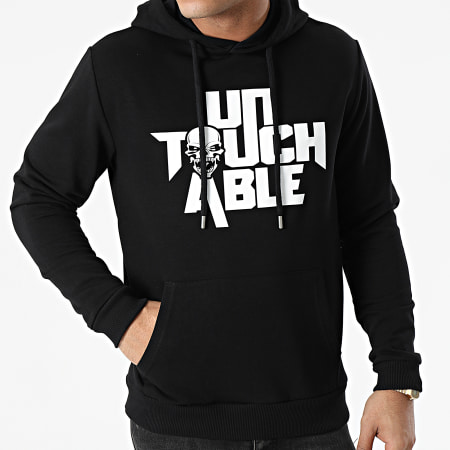 Untouchable - Sweat Capuche Logo Noir