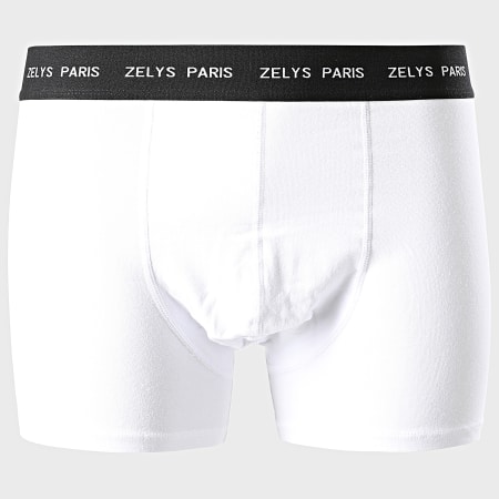 Zelys Paris - Lot De 3 Boxers Bjack Noir Blanc Gris Chiné