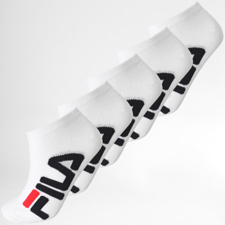 Fila - Confezione da 5 paia di calzini F9199 Bianco