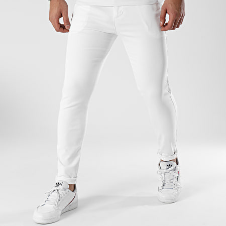 LBO - 1356 Pantaloni Chino Skinny Bianco