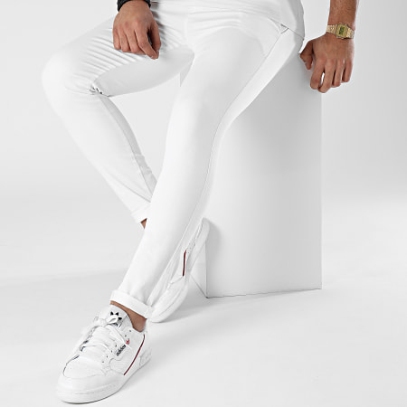 LBO - Pantalon Chino Skinny 1356 Blanc