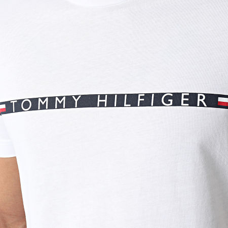 Tommy Hilfiger - Tee Shirt Mini Stripe 5319 Blanc