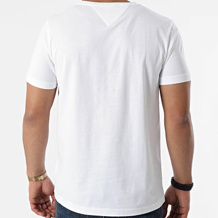 Tommy Hilfiger - Tee Shirt Mini Stripe 5319 Blanc