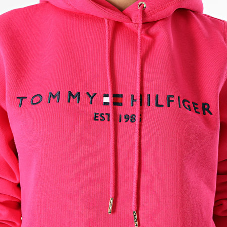 Tommy Hilfiger - Sweat Capuche Femme Essential 1279 Fuchsia