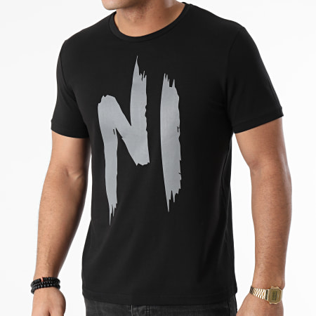 NI by Ninho - Tee Shirt Réfléchissant TS001 Noir