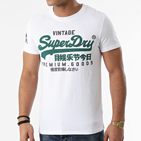 Superdry - Tee Shirt VL NS M1010411A Blanc