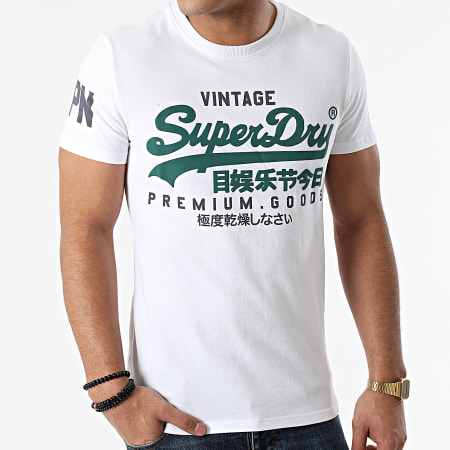 Superdry - Tee Shirt VL NS M1010411A Blanc