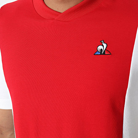 Le Coq Sportif - Tee Shirt Inspi Bicolore N1 2110428 Rouge Blanc